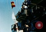 Image of 5 inch guns fired aboard USS Yorktown World War 2 Pacific Ocean, 1943, second 59 stock footage video 65675021554