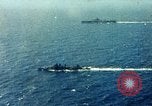 Image of USS Yorktown day before attacking Marcus Island Pacific Ocean, 1943, second 4 stock footage video 65675021556