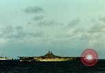 Image of USS Yorktown day before attacking Marcus Island Pacific Ocean, 1943, second 6 stock footage video 65675021556