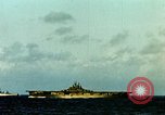 Image of USS Yorktown day before attacking Marcus Island Pacific Ocean, 1943, second 10 stock footage video 65675021556