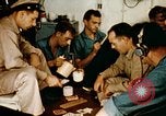 Image of USS Yorktown day before attacking Marcus Island Pacific Ocean, 1943, second 15 stock footage video 65675021556