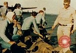 Standbild USS Yorktown Piloten zurück von Marcus Insel Bombardierung Pacific Theater, 1943, aus Sekunde 12 historischem Filmmaterial Videoclip 65675021558