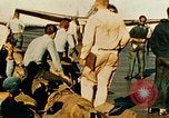 Standbild USS Yorktown Piloten zurück von Marcus Insel Bombardierung Pacific Theater, 1943, aus Sekunde 18 historischem Filmmaterial Videoclip 65675021558