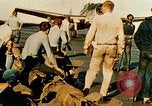 Standbild USS Yorktown Piloten zurück von Marcus Insel Bombardierung Pacific Theater, 1943, aus Sekunde 19 historischem Filmmaterial Videoclip 65675021558