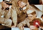 Immagine di USS Yorktown con task group 581 seconda guerra mondiale Truk Isole Caroline, 1944, secondo 55 filmato di repertorio 65675021560
