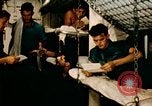 Image of USS Yorktown attacked by Japanese planes Battle of Philippine Sea Pacific Theater, 1944, second 57 stock footage video 65675021564