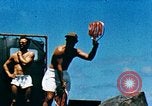 Image of wrecked planes and fire on USS Yorktown World War 2 Pacific Theater, 1944, second 11 stock footage video 65675021565