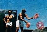 Image of wrecked planes and fire on USS Yorktown World War 2 Pacific Theater, 1944, second 12 stock footage video 65675021565