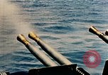 Image of USS Yorktown during Battle of Philippine Sea Philippine Sea, 1944, second 21 stock footage video 65675021566