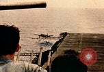 Image of burial at sea aboard USS Yorktown in World War  Pacific Theater, 1944, second 20 stock footage video 65675021567