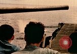Image of burial at sea aboard USS Yorktown in World War  Pacific Theater, 1944, second 23 stock footage video 65675021567