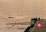 Image of burial at sea aboard USS Yorktown in World War  Pacific Theater, 1944, second 28 stock footage video 65675021567