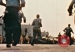 Image of burial at sea aboard USS Yorktown in World War  Pacific Theater, 1944, second 39 stock footage video 65675021567