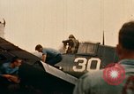 Image of burial at sea aboard USS Yorktown in World War  Pacific Theater, 1944, second 44 stock footage video 65675021567