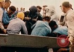 Image of burial at sea aboard USS Yorktown in World War  Pacific Theater, 1944, second 46 stock footage video 65675021567