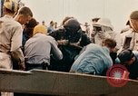 Image of burial at sea aboard USS Yorktown in World War  Pacific Theater, 1944, second 47 stock footage video 65675021567