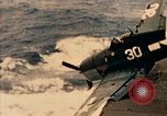 Image of burial at sea aboard USS Yorktown in World War  Pacific Theater, 1944, second 57 stock footage video 65675021567