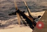 Image of burial at sea aboard USS Yorktown in World War  Pacific Theater, 1944, second 58 stock footage video 65675021567