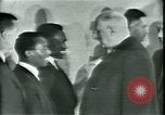 Standbild Präsident Charles de Gaulle Dulles Virginia USA, 1963, aus Sekunde 10 historischem Filmmaterial Videoclip 65675021646