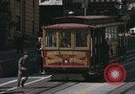 Image of cable cars of San Francisco San Francisco California USA, 1968, second 22 stock footage video 65675021684