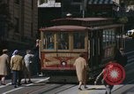 Image of cable cars of San Francisco San Francisco California USA, 1968, second 25 stock footage video 65675021684