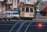 Image of Cable cars in North Beach area San Francisco San Francisco California USA, 1968, second 15 stock footage video 65675021686