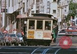 Image of Cable cars in North Beach area San Francisco San Francisco California USA, 1968, second 20 stock footage video 65675021686