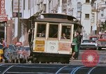 Image of Cable cars in North Beach area San Francisco San Francisco California USA, 1968, second 23 stock footage video 65675021686