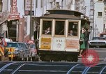 Image of Cable cars in North Beach area San Francisco San Francisco California USA, 1968, second 24 stock footage video 65675021686