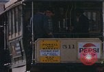 Image of Cable cars in North Beach area San Francisco San Francisco California USA, 1968, second 53 stock footage video 65675021686