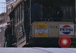 Image of Cable cars in North Beach area San Francisco San Francisco California USA, 1968, second 58 stock footage video 65675021686