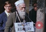 Image of Hippies San Francisco California USA, 1968, second 3 stock footage video 65675021692