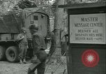 Immagine di Primo segnale di esercito messaggio di servizio di codifica e di decodifica Francia, 1944, secondo 26 filmato di repertorio 65675021725