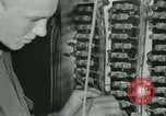 Immagine di Primo segnale di esercito messaggio di servizio di codifica e di decodifica Francia, 1944, secondo 40 filmato di repertorio 65675021725