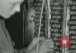 Immagine di Primo segnale di esercito messaggio di servizio di codifica e di decodifica Francia, 1944, secondo 41 filmato di repertorio 65675021725