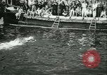 Image of Swimming meet in Barcelona Barcelona Spain, 1942, second 28 stock footage video 65675021790