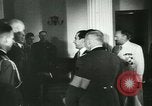 Image of Robert Ley meets with Ion Antonescu Bucharest Romania, 1942, second 33 stock footage video 65675021791