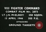 Image VIII Fighter Command Allemagne, 1944, de la seconde 3 séquences d'archives historiques vidéo 65675021811