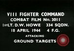 Image VIII Fighter Command Allemagne, 1944, de la seconde 1 séquences d'archives historiques vidéo 65675021813