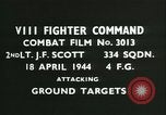 Image VIII Fighter Command Allemagne, 1944, de la seconde 3 séquences d'archives historiques vidéo 65675021814