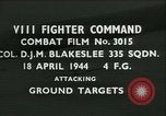 Image VIII Fighter Command Allemagne, 1944, de la seconde 1 séquences d'archives historiques vidéo 65675021815