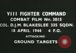 Image VIII Fighter Command Allemagne, 1944, de la seconde 3 séquences d'archives historiques vidéo 65675021815