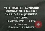 Standbild VIII Fighter Command Deutschland, 1944, aus Sekunde 1 historischem Filmmaterial Videoclip 65675021816