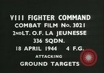 Standbild VIII Fighter Command Deutschland, 1944, aus Sekunde 3 historischem Filmmaterial Videoclip 65675021816