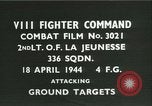 Standbild VIII Fighter Command Deutschland, 1944, aus Sekunde 4 historischem Filmmaterial Videoclip 65675021816