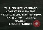 Image of VIII Fighter Command Germany, 1944, second 1 stock footage video 65675021817
