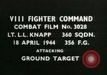 Image VIII Fighter Command Allemagne, 1944, de la seconde 1 séquences d'archives historiques vidéo 65675021818