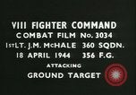 Image of VIII Fighter Command Germany, 1944, second 3 stock footage video 65675021820