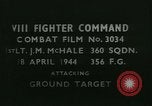 Image of VIII Fighter Command Germany, 1944, second 4 stock footage video 65675021820