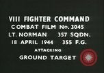 Image of VIII Fighter Command Germany, 1944, second 3 stock footage video 65675021822